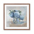 Picture of Blue Hydrangea _GroupedProduct_Square_Framed_Matted_
