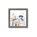 Picture of Light Blue Flowers II _GroupedProduct_Square_Framed_Matted_