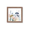 Picture of Light Blue Flowers II _GroupedProduct_Square_Framed_Matted_