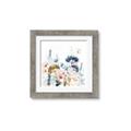 Picture of Light Blue Flowers II _GroupedProduct_Square_Framed_Matted_
