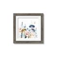 Picture of Light Blue Flowers II _GroupedProduct_Square_Framed_Matted_