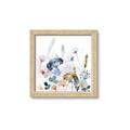 Picture of Light Blue Flowers I     _GroupedProduct_Square_Framed_Matted_