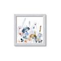 Picture of Light Blue Flowers I     _GroupedProduct_Square_Framed_Matted_