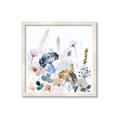 Picture of Light Blue Flowers I     _GroupedProduct_Square_Framed_Matted_
