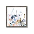 Picture of Light Blue Flowers I     _GroupedProduct_Square_Framed_Matted_