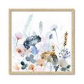 Picture of Light Blue Flowers I     _GroupedProduct_Square_Framed_Matted_