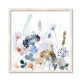 Picture of Light Blue Flowers I     _GroupedProduct_Square_Framed_Matted_
