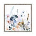 Picture of Light Blue Flowers I     _GroupedProduct_Square_Framed_Matted_