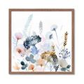 Picture of Light Blue Flowers I     _GroupedProduct_Square_Framed_Matted_