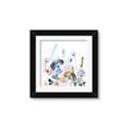 Picture of Light Blue Flowers I     _GroupedProduct_Square_Framed_Matted_