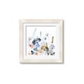 Picture of Light Blue Flowers I     _GroupedProduct_Square_Framed_Matted_