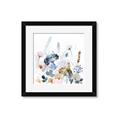 Picture of Light Blue Flowers I     _GroupedProduct_Square_Framed_Matted_
