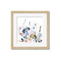 Picture of Light Blue Flowers I     _GroupedProduct_Square_Framed_Matted_