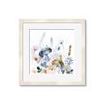 Picture of Light Blue Flowers I     _GroupedProduct_Square_Framed_Matted_