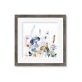 Picture of Light Blue Flowers I     _GroupedProduct_Square_Framed_Matted_