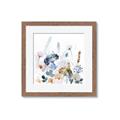Picture of Light Blue Flowers I     _GroupedProduct_Square_Framed_Matted_