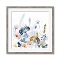Picture of Light Blue Flowers I     _GroupedProduct_Square_Framed_Matted_