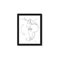 Picture of Line Drawn Horses I _GroupedProduct_Rectangle_Portrait_Framed_Matted_