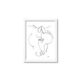 Picture of Line Drawn Horses I _GroupedProduct_Rectangle_Portrait_Framed_Matted_