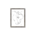Picture of Line Drawn Horses I _GroupedProduct_Rectangle_Portrait_Framed_Matted_