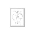 Picture of Line Drawn Horses I _GroupedProduct_Rectangle_Portrait_Framed_Matted_