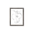 Picture of Line Drawn Horses I _GroupedProduct_Rectangle_Portrait_Framed_Matted_