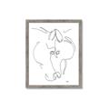 Picture of Line Drawn Horses I _GroupedProduct_Rectangle_Portrait_Framed_Matted_
