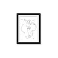 Picture of Line Drawn Horses I _GroupedProduct_Rectangle_Portrait_Framed_Matted_