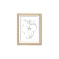 Picture of Line Drawn Horses I _GroupedProduct_Rectangle_Portrait_Framed_Matted_
