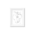 Picture of Line Drawn Horses I _GroupedProduct_Rectangle_Portrait_Framed_Matted_