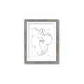 Picture of Line Drawn Horses I _GroupedProduct_Rectangle_Portrait_Framed_Matted_