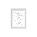 Picture of Line Drawn Horses I _GroupedProduct_Rectangle_Portrait_Framed_Matted_