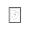 Picture of Line Drawn Horses I _GroupedProduct_Rectangle_Portrait_Framed_Matted_