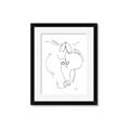 Picture of Line Drawn Horses I _GroupedProduct_Rectangle_Portrait_Framed_Matted_
