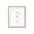 Picture of Line Drawn Horses I _GroupedProduct_Rectangle_Portrait_Framed_Matted_