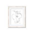 Picture of Line Drawn Horses I _GroupedProduct_Rectangle_Portrait_Framed_Matted_