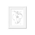 Picture of Line Drawn Horses I _GroupedProduct_Rectangle_Portrait_Framed_Matted_