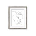 Picture of Line Drawn Horses I _GroupedProduct_Rectangle_Portrait_Framed_Matted_