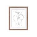 Picture of Line Drawn Horses I _GroupedProduct_Rectangle_Portrait_Framed_Matted_