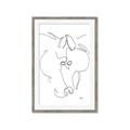 Picture of Line Drawn Horses I _GroupedProduct_Rectangle_Portrait_Framed_Matted_