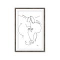 Picture of Line Drawn Horses I _GroupedProduct_Rectangle_Portrait_Framed_Matted_