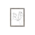 Picture of Line Drawn Horses II  _GroupedProduct_Rectangle_Portrait_Framed_Matted_