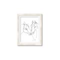 Picture of Line Drawn Horses II  _GroupedProduct_Rectangle_Portrait_Framed_Matted_