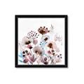 Picture of Marroon Flowers I  _GroupedProduct_Square_Framed_Matted_