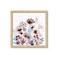Picture of Marroon Flowers I  _GroupedProduct_Square_Framed_Matted_