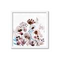 Picture of Marroon Flowers I  _GroupedProduct_Square_Framed_Matted_