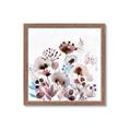 Picture of Marroon Flowers I  _GroupedProduct_Square_Framed_Matted_