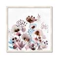 Picture of Marroon Flowers I  _GroupedProduct_Square_Framed_Matted_