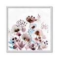 Picture of Marroon Flowers I  _GroupedProduct_Square_Framed_Matted_