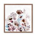 Picture of Marroon Flowers I  _GroupedProduct_Square_Framed_Matted_